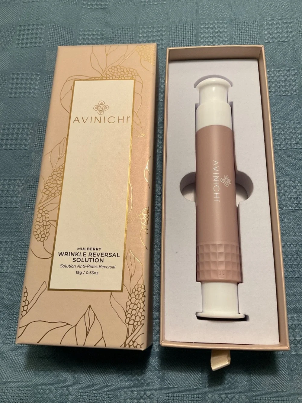 Avinchi Mulberry Wrinkle Reversal Solution 15g/0.53oz New in Open Box
